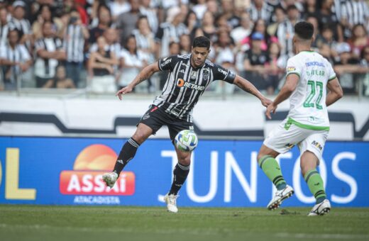 Alético-MG e América-MG terminam empatados, e tem expulsão de Felipão e Hulk - Foto: Reprodução/ Pedro Souza / Atlético