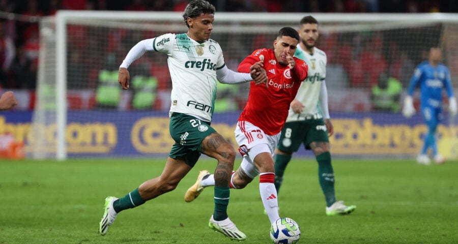 Internacional derrota o Palmeiras neste domingo (17), no estádio Beira-Rio - Foto: Reprodução/ Cesar Greco/Palmeiras/by Canon