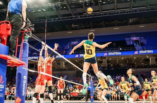 Brasil perde no vôlei feminino para China e é eliminado da Liga das Nações