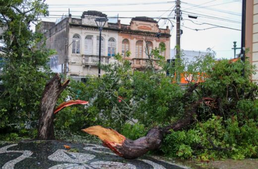 Ciclone que atinge região Sul provoca ventania em São Paulo - Foto: Eduardo Rodrigues/Agência Pixel Press/Estadão Conteúdo