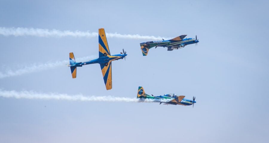 Esquadrão de Demonstração Aérea (EDA), nome oficial da esquadrilha - Foto: Divulgação/ FAB