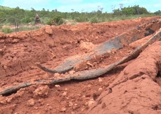 Estrada que dá acesso ao município de Uiramutã