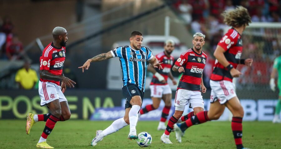 Flamengo e Grêmio jogam nesta quarta-feira (26), pela Copa do Brasil, em Porto Alegre - Foto: Reprodução/ Lucas Uebel/ Grêmio FBPA