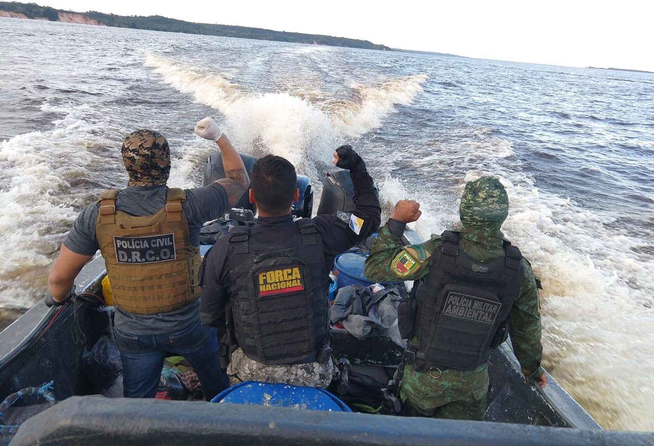 Força Nacional em combate ao crime no Amazonas - Foto: Divulgação/SSP-AM