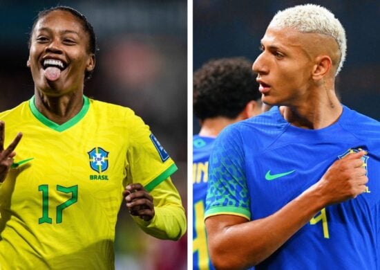 Richarlison e Ary Borges estão com os nomes em alta nas redes sociais após vitória do Brasil - Foto: Reprodução/ Twitter @SpursOfficial @_aryborges