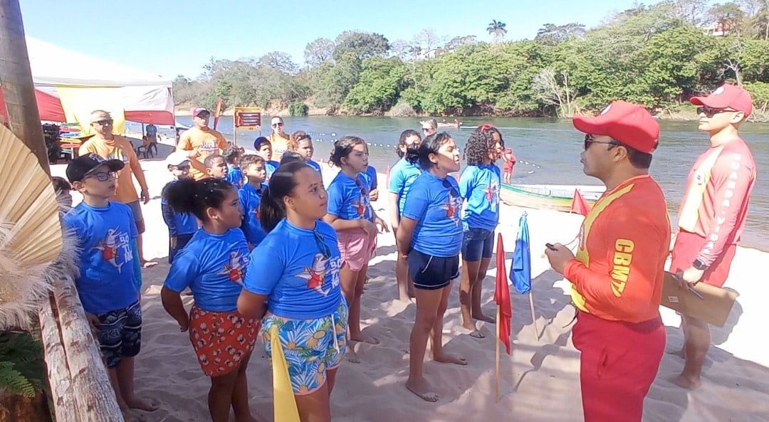 Cidade de Afonso Pedro recebeu ações do projeto no sábado e domingo - Foto: Corpo de Bombeiros do Tocantins