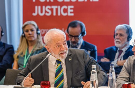 Presidente da República, Luiz Inácio Lula da Silva, durante café da manhã com lideranças progressistas. Bruxelas, naBélgica - Foto: Ricardo Stuckert/PR