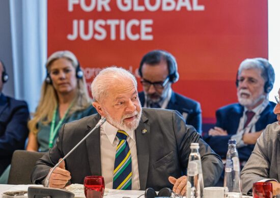 Presidente da República, Luiz Inácio Lula da Silva, durante café da manhã com lideranças progressistas. Bruxelas, naBélgica - Foto: Ricardo Stuckert/PR