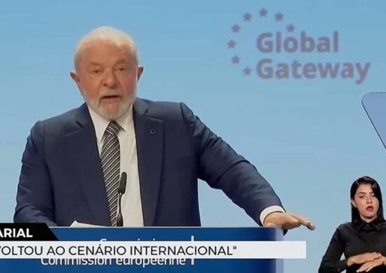 O presidente Lula (PT), afirmou nesta segunda-feira (17) que o Brasil fará a sua parte sobre a questão climática -Foto: Reprodução/TV Brasil