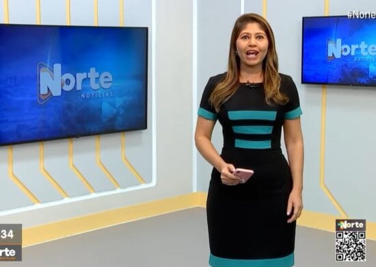 O Norte Notícias é apresentado por Mariana Rocha – Foto: Reprodução/TV Norte Amazonas