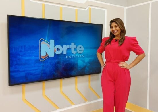 O Norte Notícias é apresentado por Mariana Rocha – Foto: Reprodução/TV Norte Amazonas