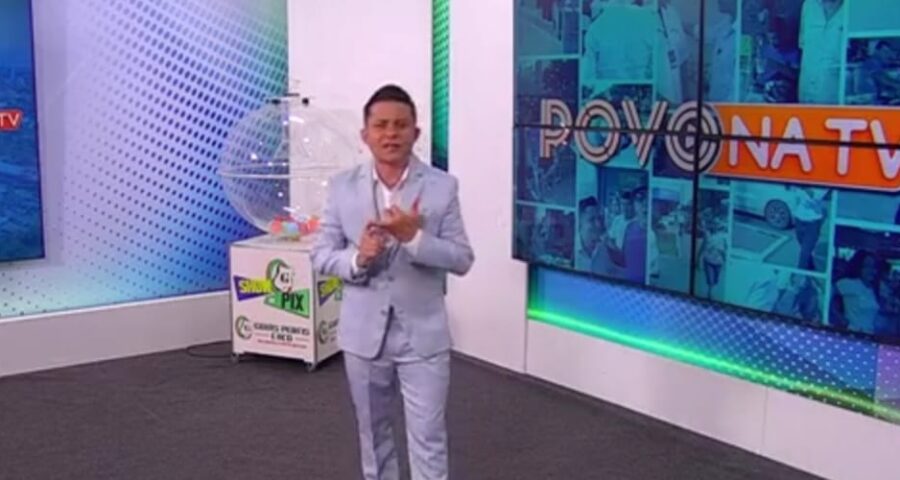 Programa Povo Na Tv foi apresentado por Léo Cândido - Foto: Reprodução/TV Norte Tocantins