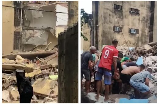 Prédio fica localizado no bairro Janga, em Recife - Foto: Reprodução/WhatsApp