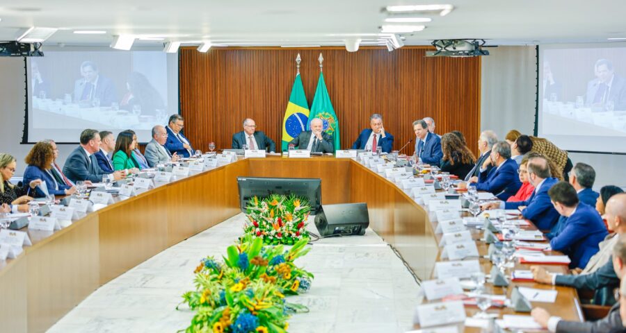 Presidente da República, Luiz Inácio Lula da Silva, durante reunião ministerial - - governo- Foto: Ricardo Stuckert/PR