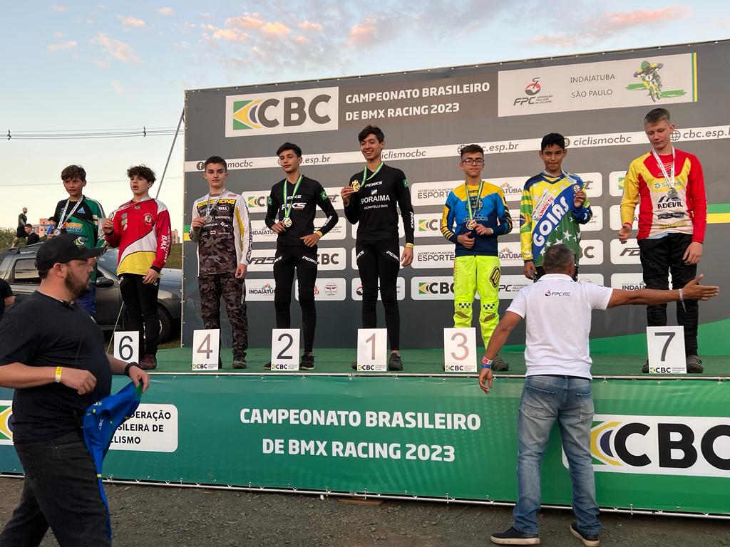 RR vence duas categorias no Campeonato Brasileiro de Bicicross 2023
