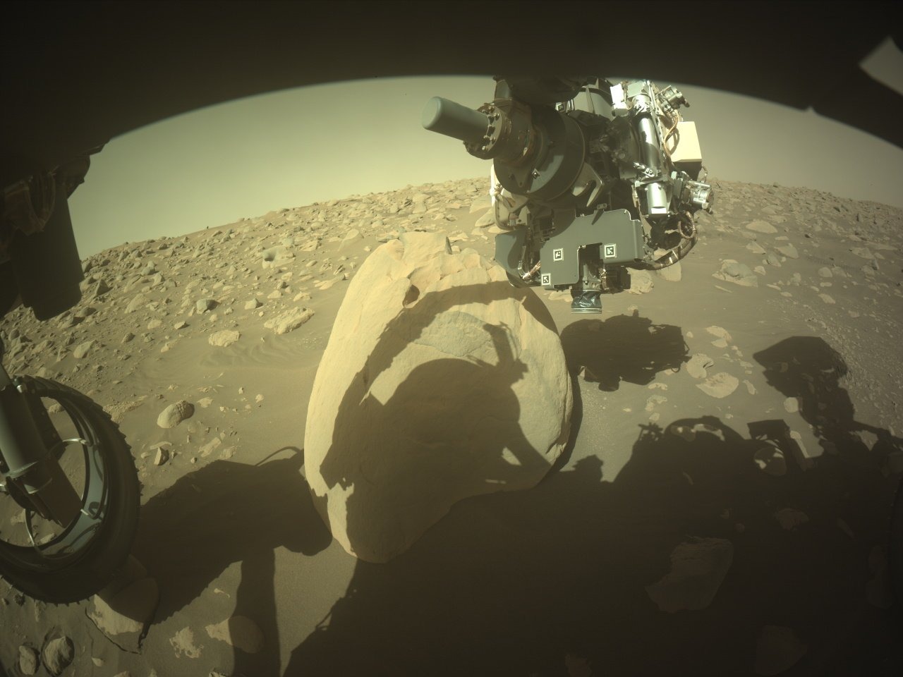 Robô da Nasa em Marte para expedição