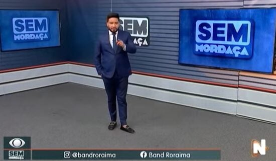 O programa Sem Mordaça é apresentado por Alex Braga – Foto: Reprodução/TV Norte Boa Vista