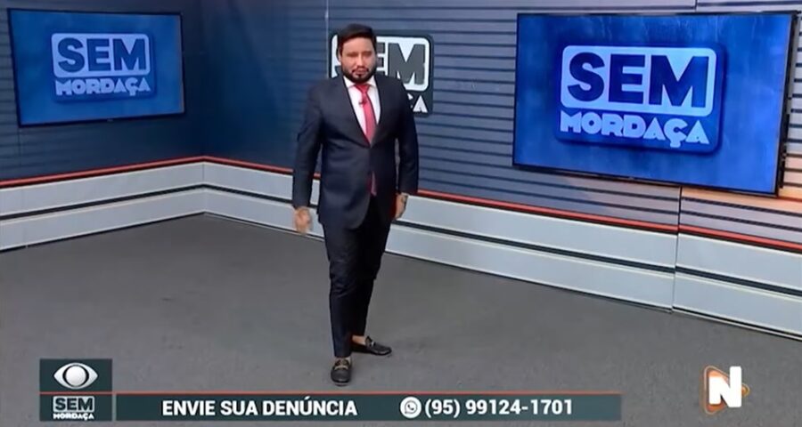 O programa Sem Mordaça é apresentado por Alex Braga – Foto: Reprodução/TV Norte Boa Vista