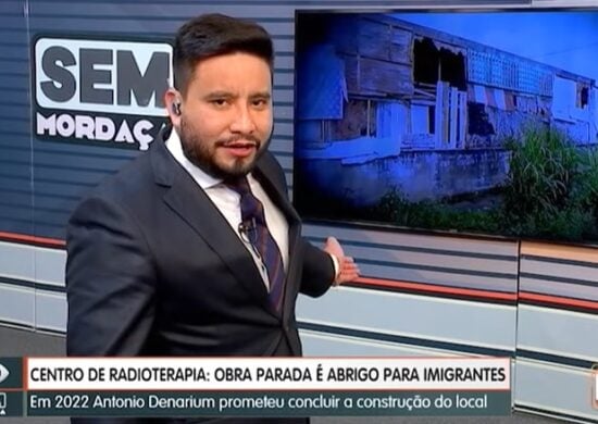 O programa Sem Mordaça é apresentado por Alex Braga – Foto: Reprodução/TV Norte Boa Vista