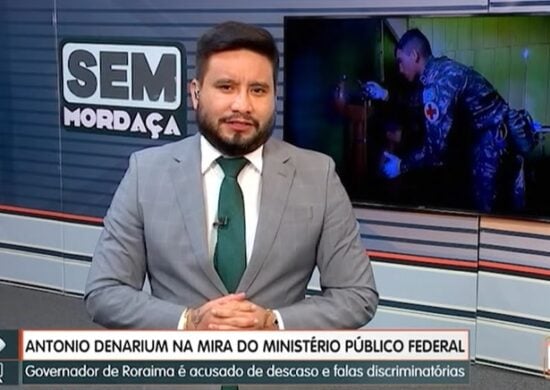 O programa Sem Mordaça é apresentado por Alex Braga – Foto: Reprodução/TV Norte Boa Vista