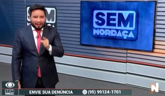 O programa Sem Mordaça é apresentado por Alex Braga – Foto: Reprodução/TV Norte Boa Vista