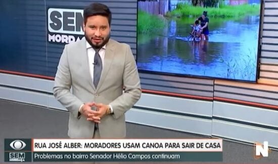 O programa Sem Mordaça é apresentado por Alex Braga – Foto: Reprodução/TV Norte Boa Vista