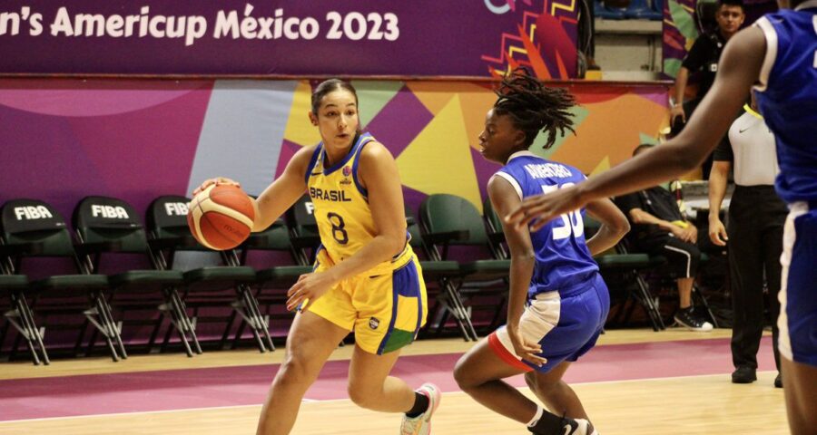 Brasil conquistou sua primeira vitória na Copa América de basquete - Foto: Divulgação/FIBA