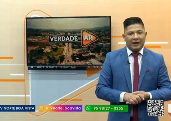 O Verdade no Ar é apresentado por Cleytton Rasec – Foto: Reprodução/TV Norte Boa Vista