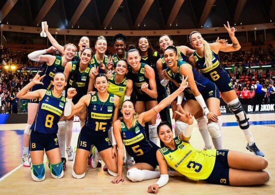 Vôlei feminino: Brasil vence Tailândia e quartas de final são definidas