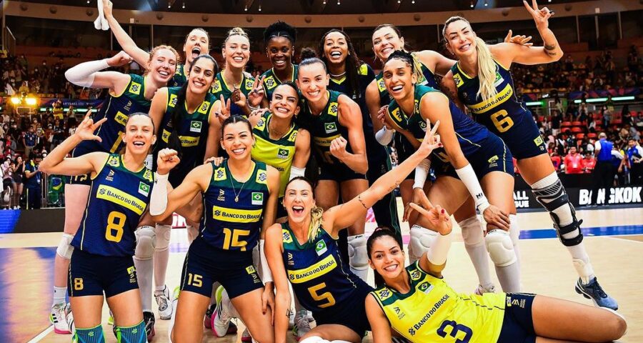 Vôlei feminino: Brasil vence Tailândia e quartas de final são definidas