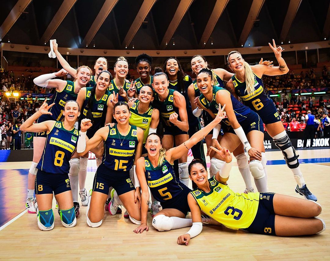 Vôlei feminino: Brasil vence Tailândia e quartas de final são definidas