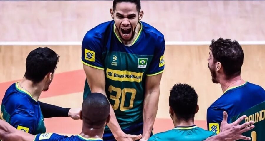 Vôlei masculino vence o time da Holanda e chega a fase final da VNL