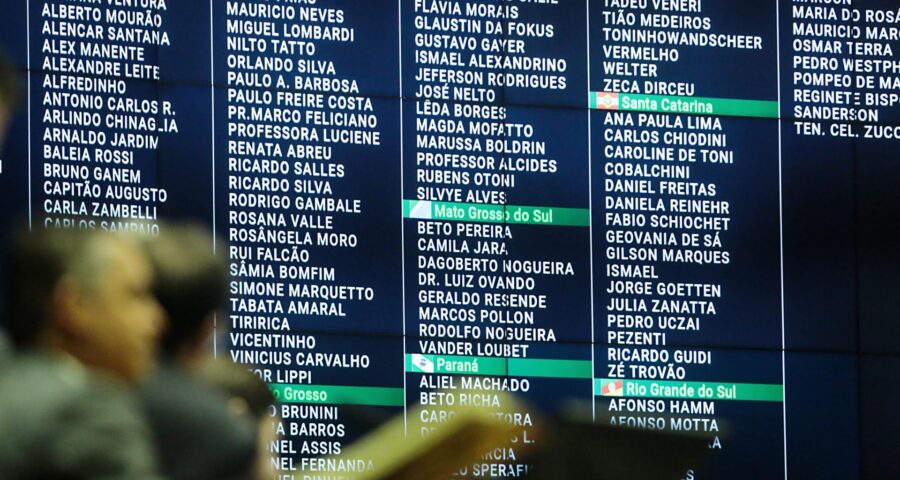 Votação na Câmara dos Deputados do texto da reforma tributária em Brasília - Foto: Wallace Martins/Futura Press/Estadão Conteúdo