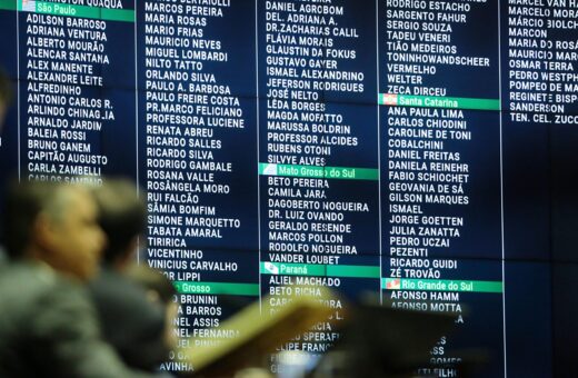 Votação na Câmara dos Deputados do texto da reforma tributária em Brasília - Foto: Wallace Martins/Futura Press/Estadão Conteúdo