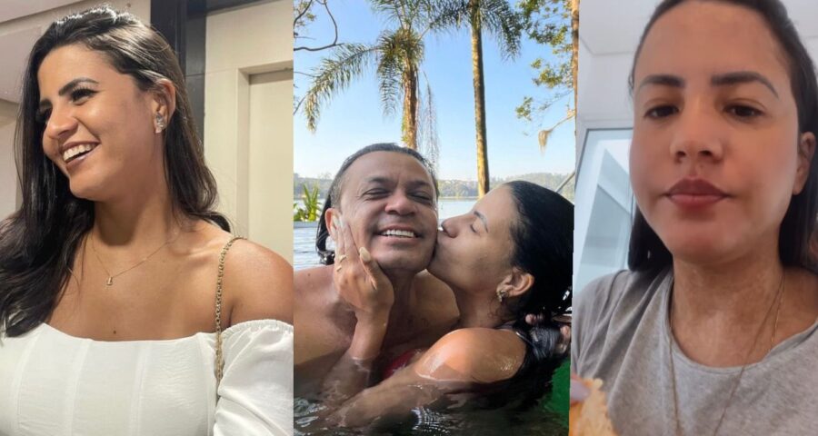 Frank Aguiar e Caroline Isabel são casados desde 2018 - Foto: Reprodução/ @frankaguiar @caroline.luzaguiar