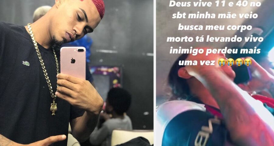 Após ser dado como morto, MC PH deu entrevista ao SBT Rio - Foto: Reprodução\@mcphrealidades