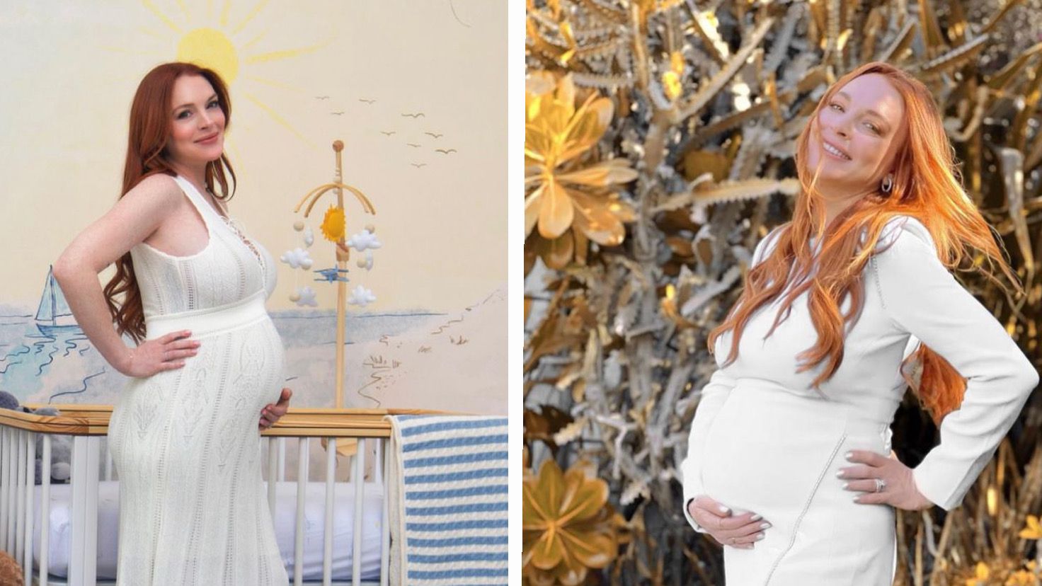 Lindsay Lohan deu à luz na última segunda-feira (17) - Foto: Reprodução/@lindsaylohan