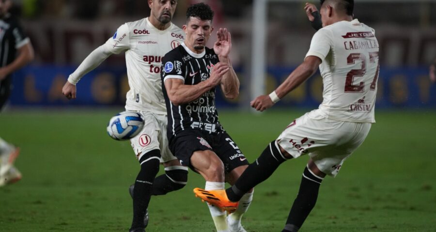 Corinthians vence o Universitario, pela partida de volta dos playoffs das oitavas de final da Copa Sul-Americana 2023 - Foto: Reprodução/ Guadalupe e Pardo/ Associated Press/Estadão Conteúdo