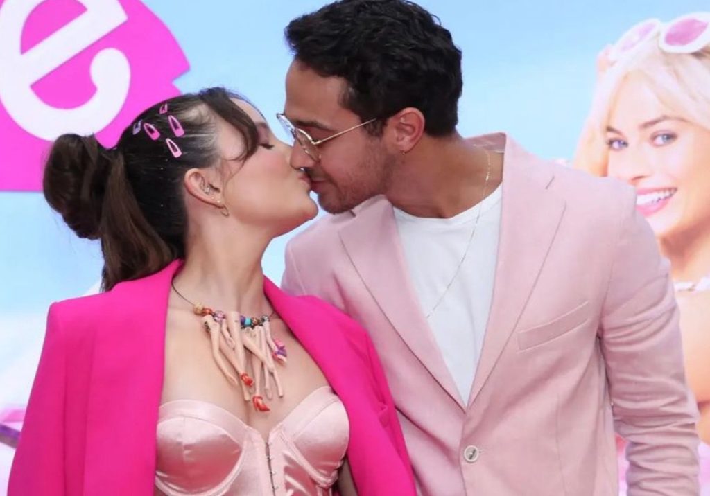 Larissa Manoela beija noivo antes de assistir Barbie nos cinemas - Foto: Brazil News