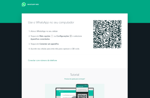 WhatsApp Web permite acesso por número de telefone
