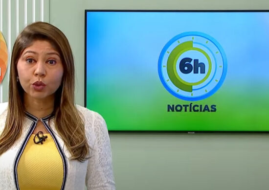 Jornal 6h Notícias foi apresentado por Mariana Rocha – Foto: Reprodução/TV Norte Amazonas