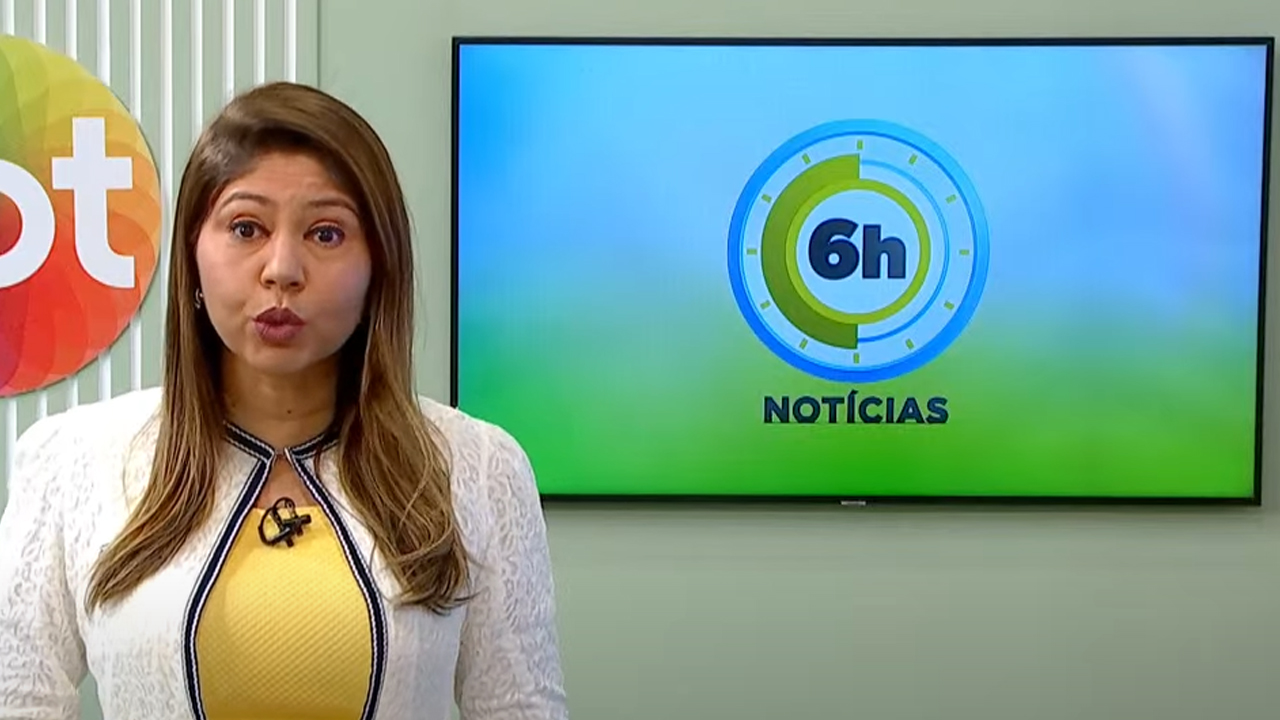 Jornal 6h Notícias foi apresentado por Mariana Rocha – Foto: Reprodução/TV Norte Amazonas