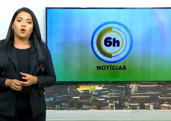 Jornal 6h Notícias foi apresentado por Luana Lima – Foto: Reprodução/TV Norte Amazonas