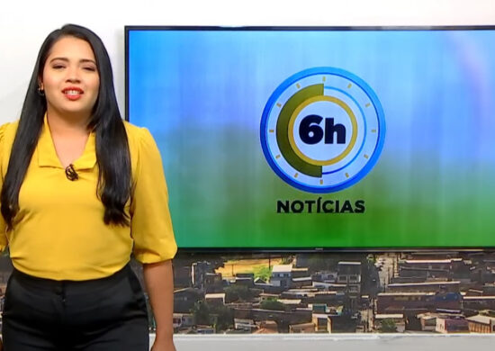 Jornal 6h Notícias foi apresentado por Luana Lima – Foto: Reprodução/TV Norte Amazonas