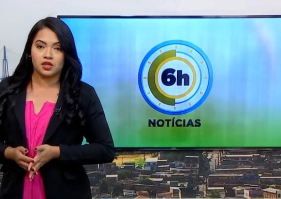 Jornal 6h Notícias foi apresentado por Luana Lima – Foto: Reprodução/TV Norte Amazonas