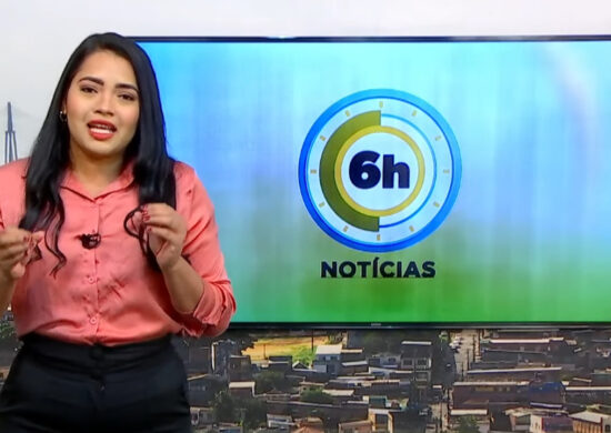 Jornal 6h Notícias foi apresentado por Luana Lima – Foto: Reprodução/TV Norte Amazonas