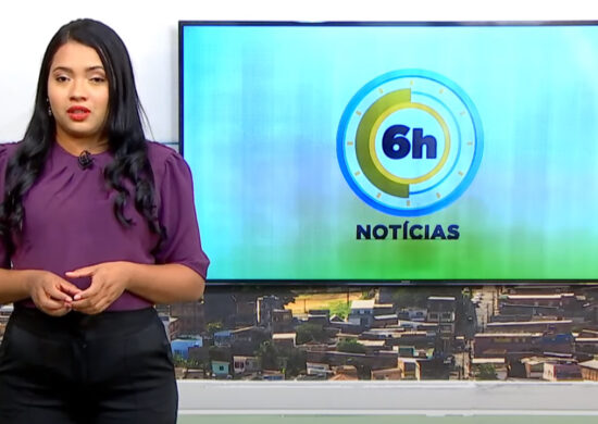 Jornal 6h Notícias foi apresentado por Luana Lima – Foto: Reprodução/TV Norte Amazonas