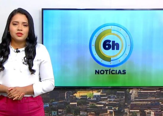 Jornal 6h Notícias foi apresentado por Luana Lima – Foto: Reprodução/TV Norte Amazonas