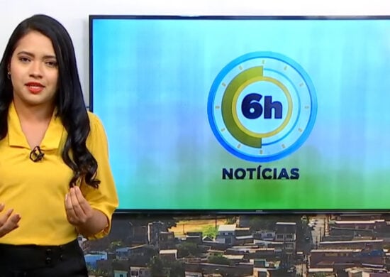 Jornal 6h Notícias foi apresentado por Luana Lima – Foto: Reprodução/TV Norte Amazonas