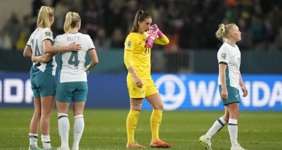 Jogadoras da Nova Zelândia dão adeus a Copa do Mundo - Foto: Alessandra Tarantino/Associated Press/Estadão Conteúdo